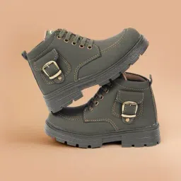 freeplay Boys Round-Toe Lace-Up Boots image 1