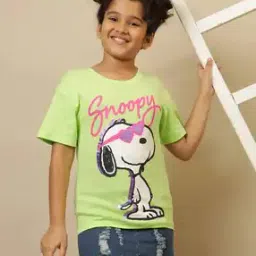 kidsville Girls Graphic Oversized Fit Round-Neck T-Shirt-picture-14