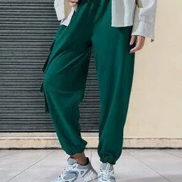 bewakoof Women Cuffed Joggers with Elasticated Drawstring Waist-picture-24