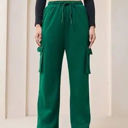 bewakoof Women Straight Track Pants with Elasticated Drawstring Waist-picture-38