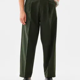 snitch Men Pleated Baggy Fit Trousers image 1