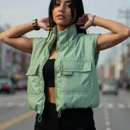 bewakoof Women's  Oversized Gilet Jacket-picture-34