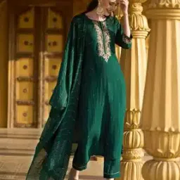 acai Women Embroidered Straight Kurta Set-picture-35