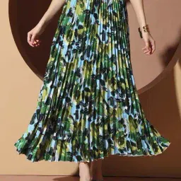 zwerlon x ag Women Printed A-Line Skirt image 1