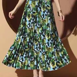 zwerlon x ag Women Printed A-Line Skirt-picture-11