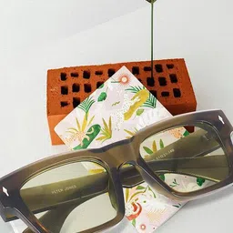 peter jones Men UV-Protected Square Sunglasses-3804GR image 1