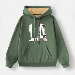 buda jeans co Women Printed Regular Fit Hoodie with Drawstring-picture-13