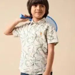 u.s. polo assn. Boys Abstract Regular Fit Shirt-picture-19