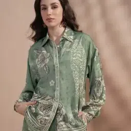 vishudh Women Floral Print Regular Fit Shirt -picture-23