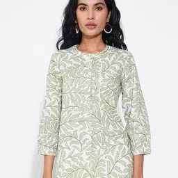 akkriti by pantaloons Women A-line Leaf Tunic-picture-31