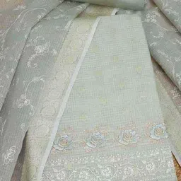 soch Women Embroidered 3-Piece Unstitched Dress Material image 1