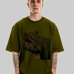 ausk Men Graphic Print Oversized Fit T-shirt-picture-48