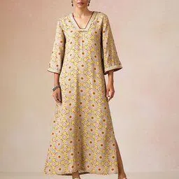 truebrowns Women Floral Print A-Line Dress-picture-38