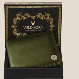 wildhorn Men Logo Bi-Folds Wallet  image 1