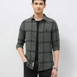 u.s. polo assn. Men Checks Regular Fit Shirt-picture-25