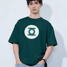 Men Graphic Print Oversized Fit Crew-Neck T-Shirt-image-42