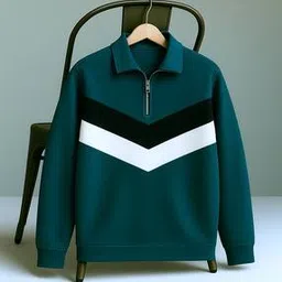 Men Colourblock Regular Fit Polo T-Shirt -image-13