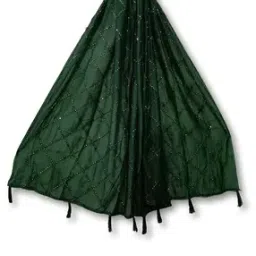 molcha by babita singh Women Embellished Dupatta with Tassels-picture-13