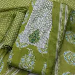 mbz.in by meena bazaar Women Cotton Unstitched Dress Material  -picture-14