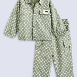 hopscotch Boys Printed Shirt & Pants Set-picture-11