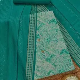 soch Women Leaf Unstitched Dress Material-picture-18