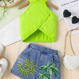 hopscotch Girls Shorts with Sleeveless Top-picture-41