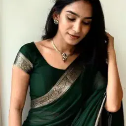 Pure Vichitra Silk Saree With fancy Jacquard Border Saree-image-65
