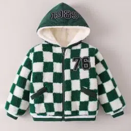 hopscotch Boys Checked Jacket with Zip-Closure-picture-40