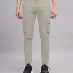 buda jeans co Men Mid Rise Cotton Slim Fit Chinos -picture-28