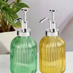 kookee Set of 2 Ribbed Bathroom Dispenser image 1