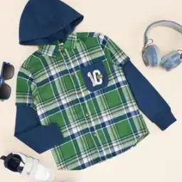 pantaloons junior Boys Checked Regular Fit Shirt-picture-21