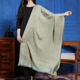 handicraft-palace Women Woven Stole with Frindged Hems-picture-16