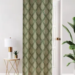 the conversion Printed Door Curtain with Eyelets image 1