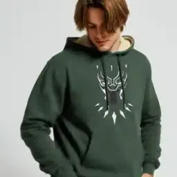 Men Graphic Print Regular Fit Hoodie-image-91