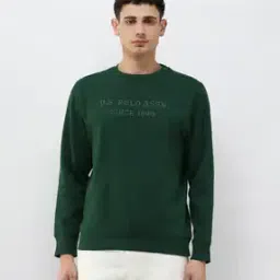 u.s. polo assn. Men Regular Fit Textured Sweatshirt-picture-28