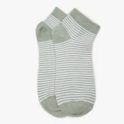 yousta Women Striped Ankle-Length Socks image 1