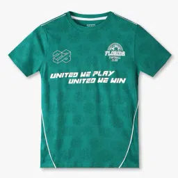 yb dnmx Boys All-Over Print Relaxed Fit Crew-Neck T-Shirt image 1