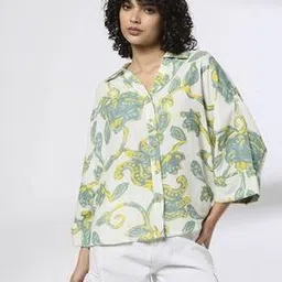 dnmx Women Printed Relaxed Fit Shirt-picture-41