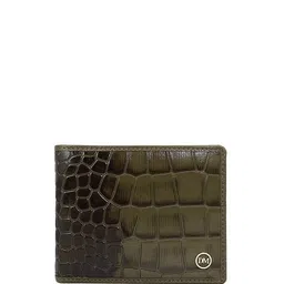 da milano Men Crocs Pattern Bi-Fold Wallet image 1
