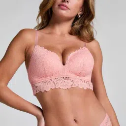 hunkemoller Women Shiloh Padded Non-Wired Plunge Bra image 1