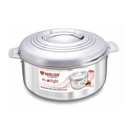 nirlon Stainless Steel Double Wall Insulated Casserole with Lid-picture-27
