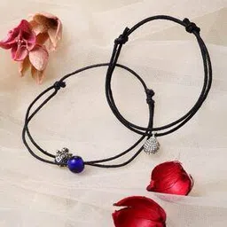 panash Set of 2 Evil Eyes Charm Anklets-picture-10