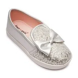Girls Embroidered Slip-On Flat Shoes-image-1