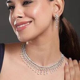 rubans Women Necklace and Earings Set-picture-33
