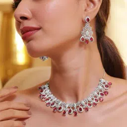 rubans Women Necklace and Earings Set image 1