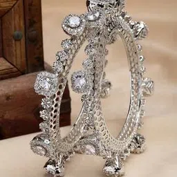 karatcart American Diamond-Studded Bangles-picture-10