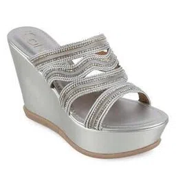 catwalk Women Embellished Open-Toe Wedges-picture-29