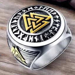 oomph Men Silver-Plated Cocktail Ring-picture-37