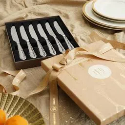 pure home and living Set of 6 Stainless Steel Dessert Knives-picture-37