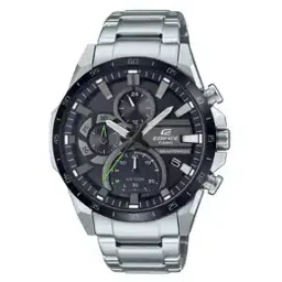 casio Men ED547 EDifice EQS-940DB-1AVUDF Black Analog Dial Silver Stainless Steel Band Watch-picture-16